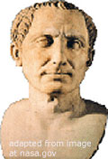 File Photo of Bust of Julius Caesar