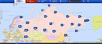 File Photo of Screen Shot of Election Web Cam Map of Russia