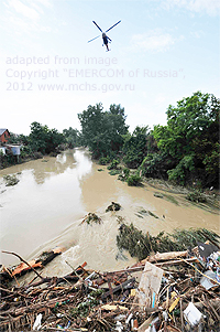 Flood Scene in Russia file photo
