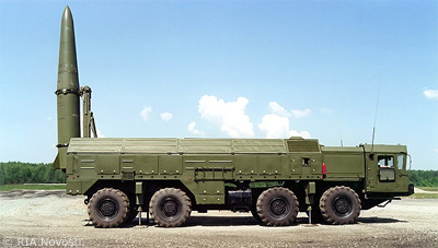 Iskander Missile on Mobile Launcher