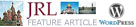 Logo Badge for JRL Feature Article WordPress with Image of Saint Basil's and Scenes from Saint Petersburg