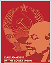 Cover Image of CIA's Analysis of the Soviet Union with Face of Lenin, Soviet Symbols