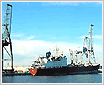 Russian Ship in Port